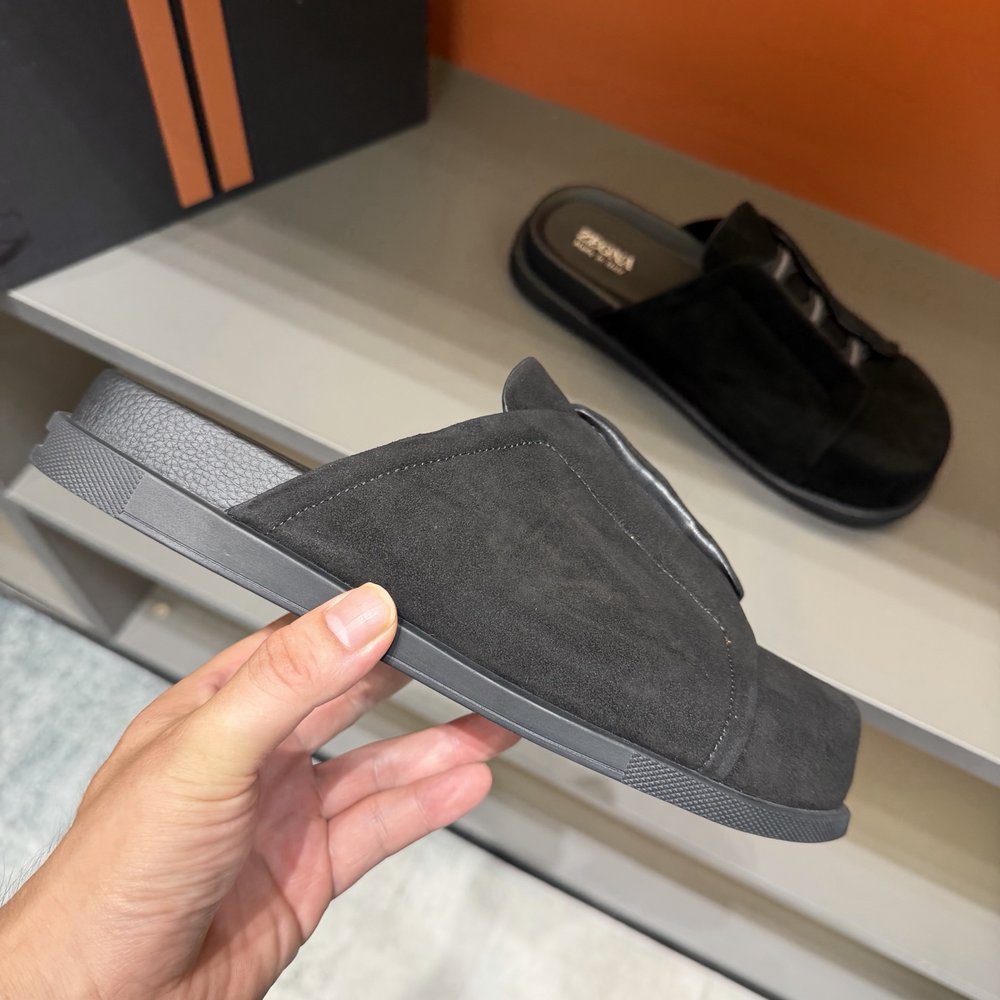 ZEGNA 남성 캐주얼 슬리퍼 샌들 001-282134