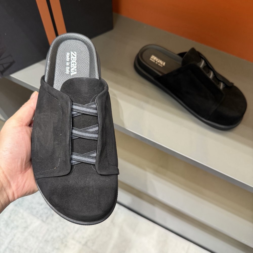 ZEGNA 남성 캐주얼 슬리퍼 샌들 001-282134