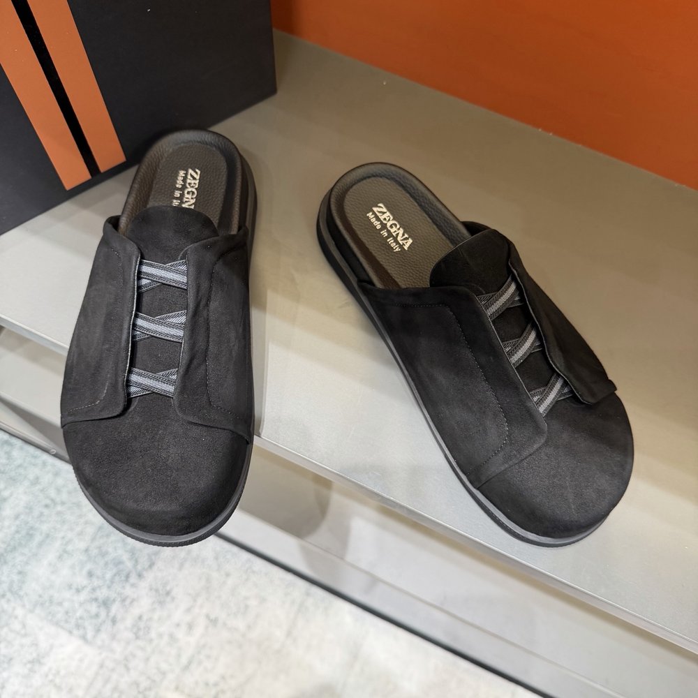 ZEGNA 남성 캐주얼 슬리퍼 샌들 001-282134