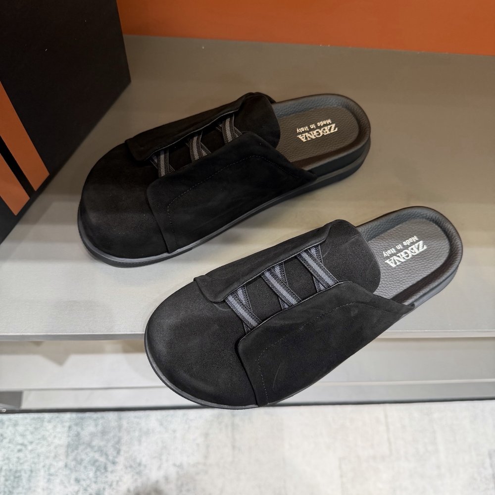 ZEGNA 남성 캐주얼 슬리퍼 샌들 001-282134
