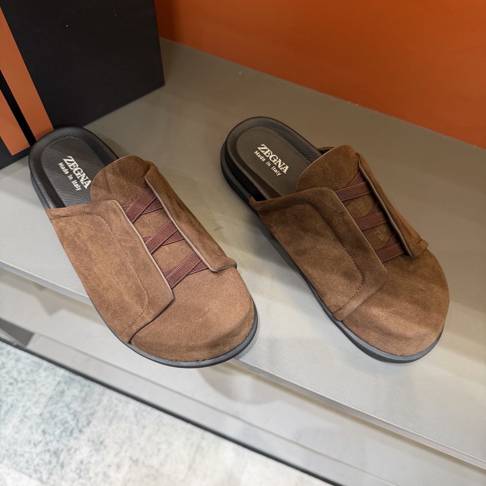 ZEGNA 남성 캐주얼 슬리퍼 샌들 001-282136