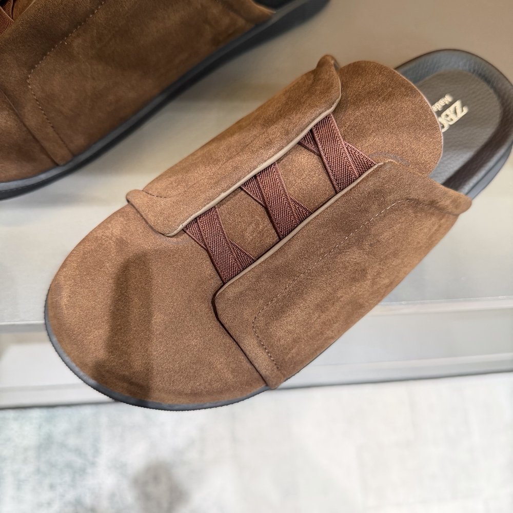 ZEGNA 남성 캐주얼 슬리퍼 샌들 001-282136