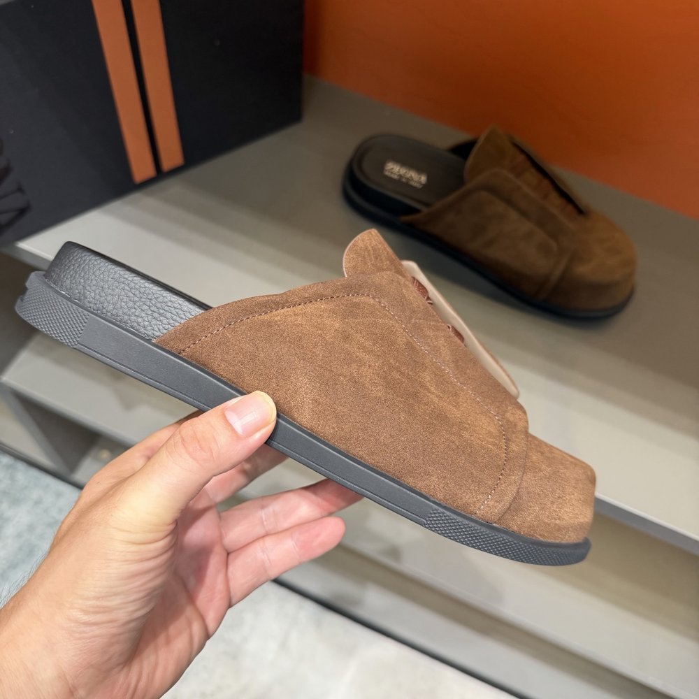 ZEGNA 남성 캐주얼 슬리퍼 샌들 001-282136