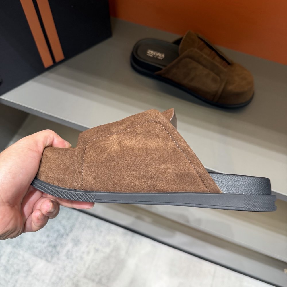 ZEGNA 남성 캐주얼 슬리퍼 샌들 001-282136