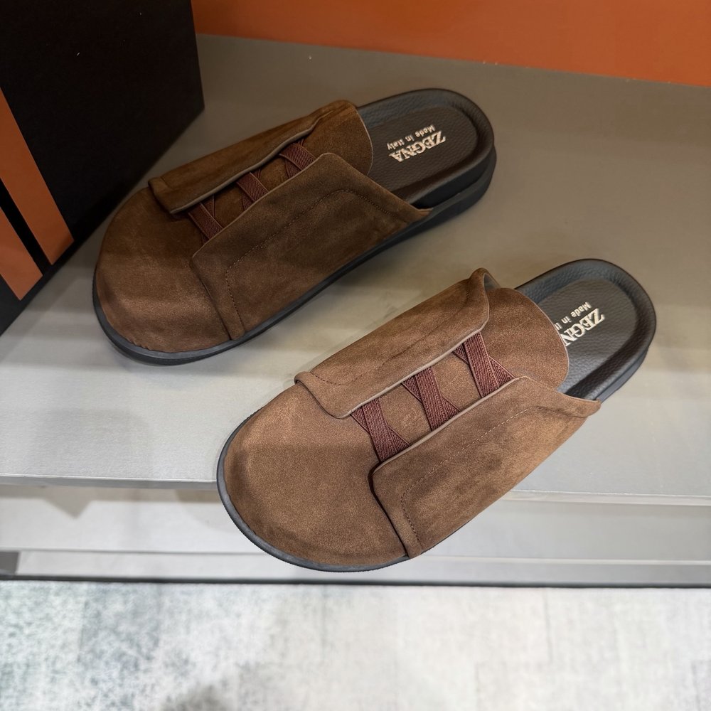 ZEGNA 남성 캐주얼 슬리퍼 샌들 001-282136