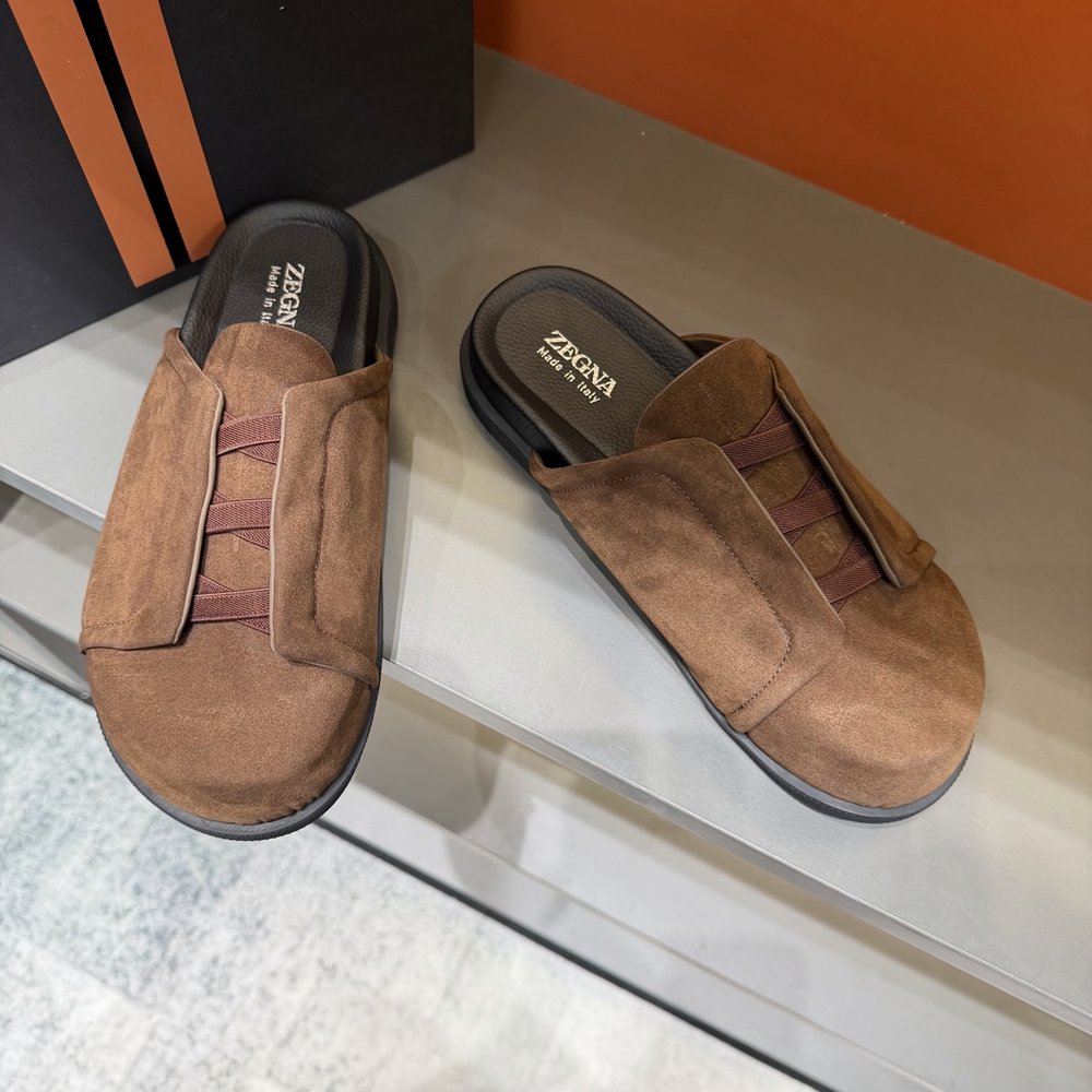 ZEGNA 남성 캐주얼 슬리퍼 샌들 001-282136