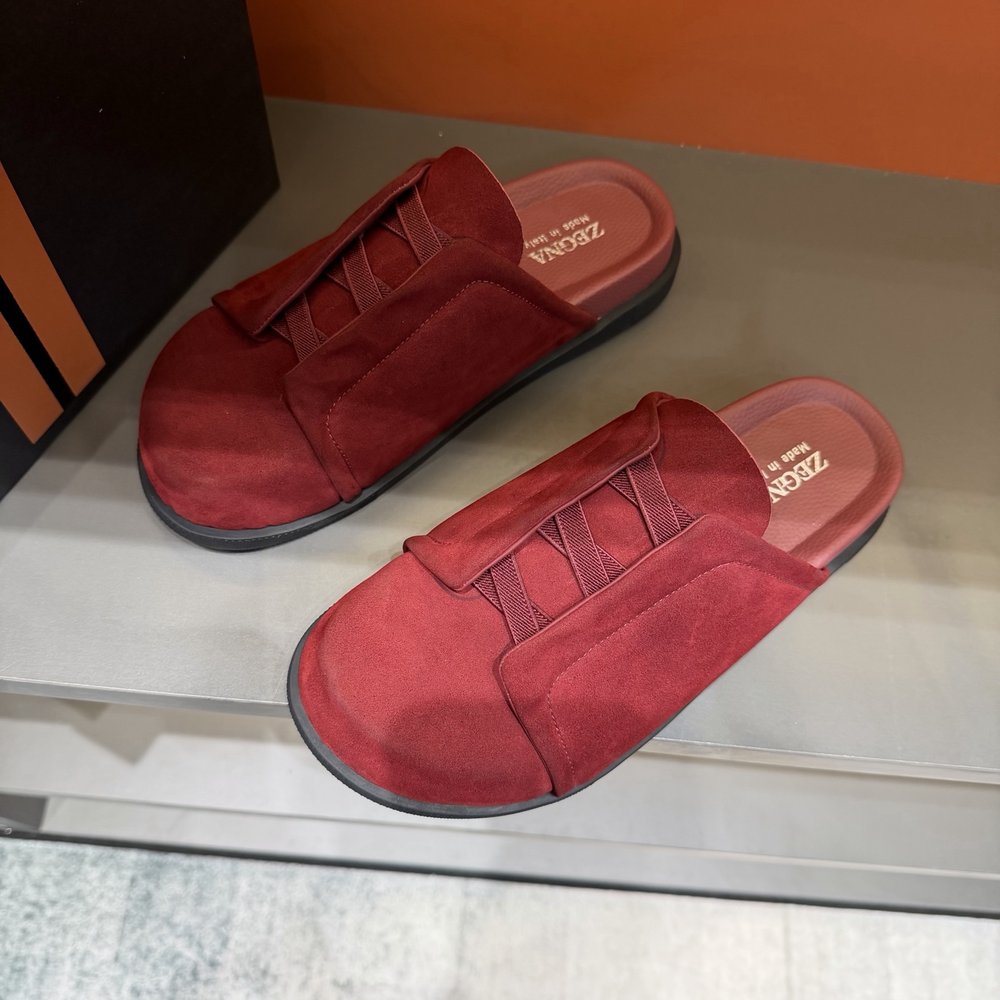 ZEGNA 제냐 남성 캐주얼 슬리퍼 001-282137