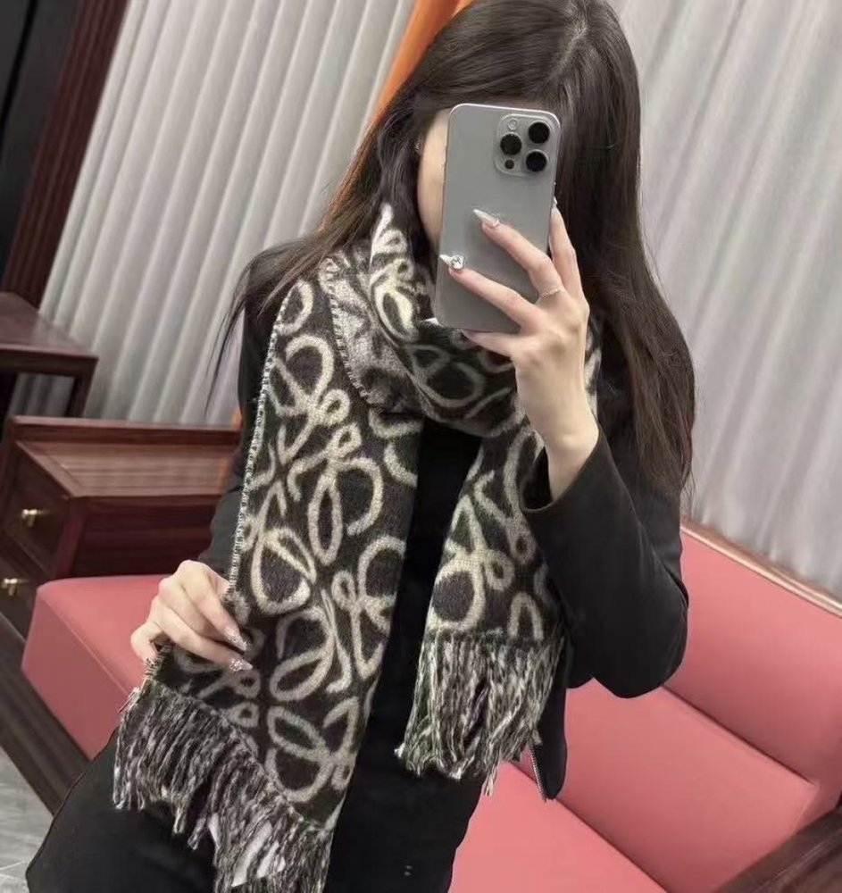 로에베 LW 스트라이프 롱 스카프 001-282168