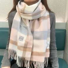로에베 로고 프린트 캐시미어 스카프 001-282169