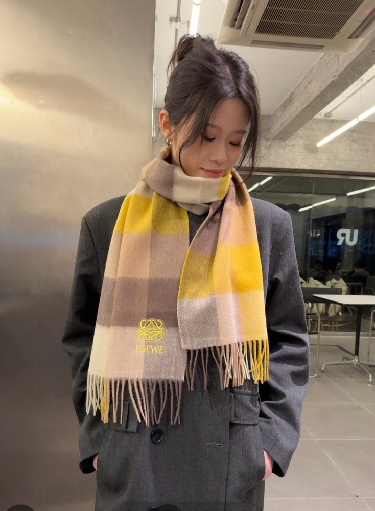 LOEWE 캐시미어 스카프 30cm 001-282173