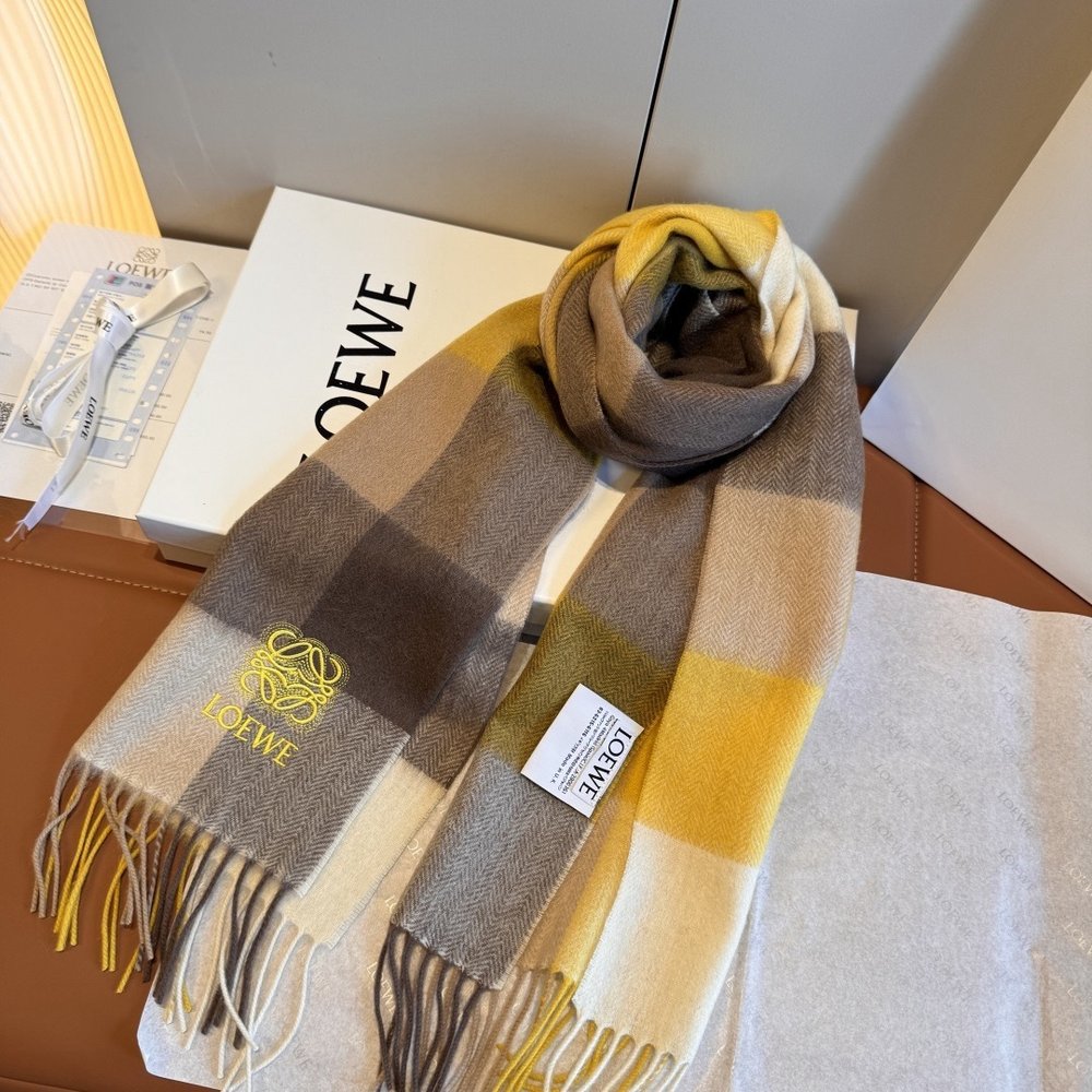 LOEWE 캐시미어 스카프 30cm 001-282173