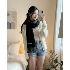 LOEWE 로에웨 더블 페이스 울&캐시미어 혼방 머플러 001-282175