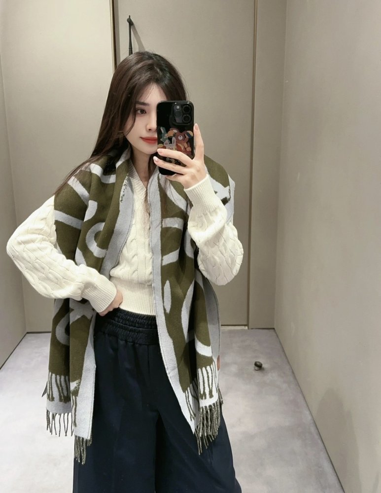 LOEWE 로고 스카프 001-282453