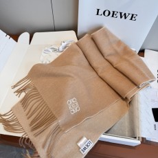 LOEWE 양면 컬러 캐시미어 머플러 001-282454