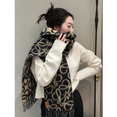 LOEWE 로고 스트라이프 롱 머플러 (쇼윈도 커스텀) 001-282472