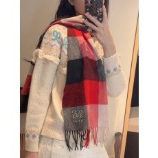 LOEWE 양면 컬러 캐시미어 스카프 001-282474