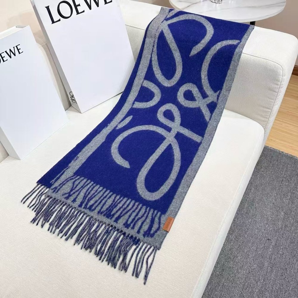 LOEWE 로에베 클래식 로고 스카프 001-282476