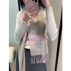 로에베 양면 컬러 스카프 30×180cm 001-282478