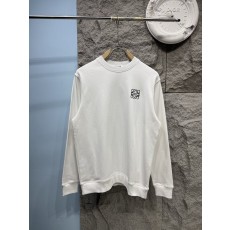 로에베 자수 로고 라운드넥 스웨트셔츠 001-282806