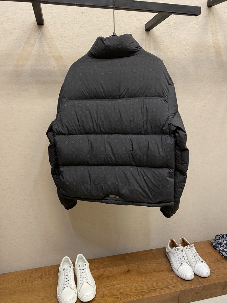 크롬하츠 다크 패턴 다운 재킷 001-282865