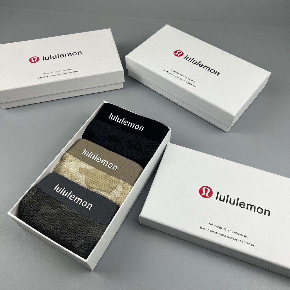 lululemon 3D 젤 프린트 남성 속옷 3팩 001-282890