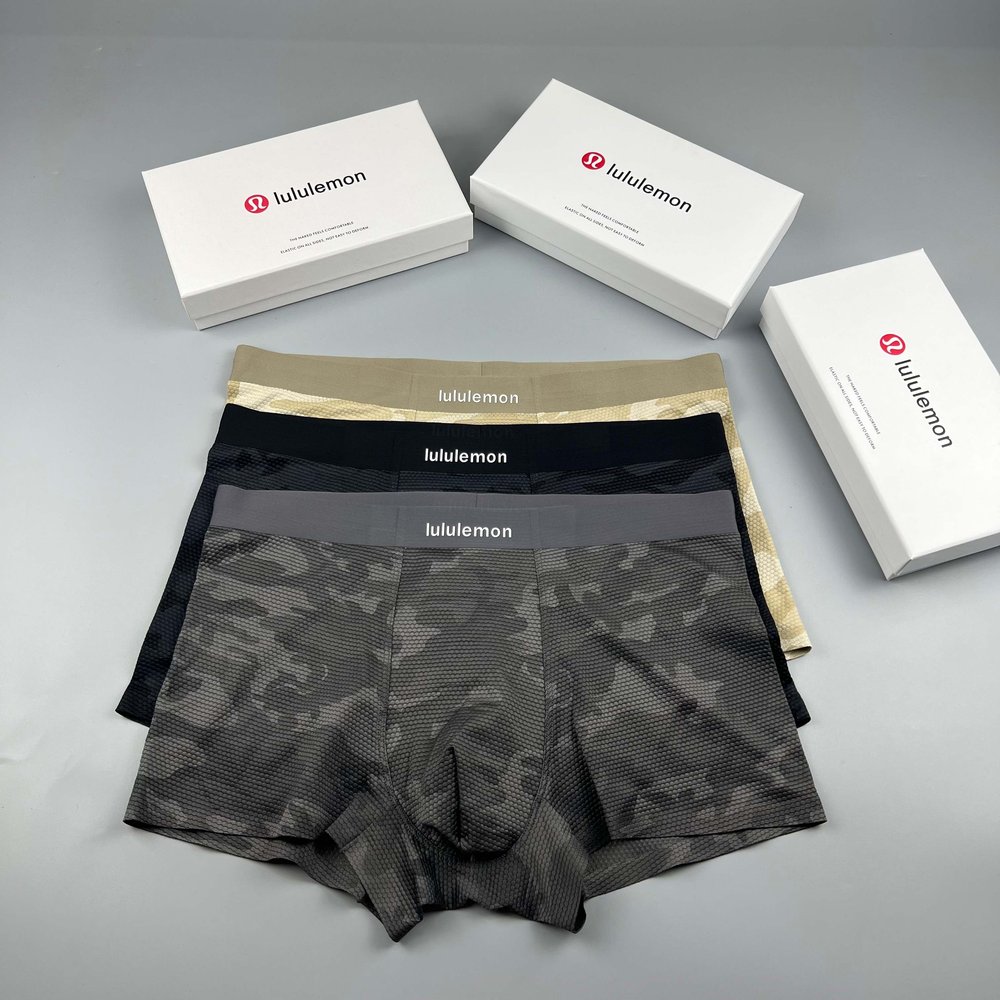 lululemon 3D 젤 프린트 남성 속옷 3팩 001-282890