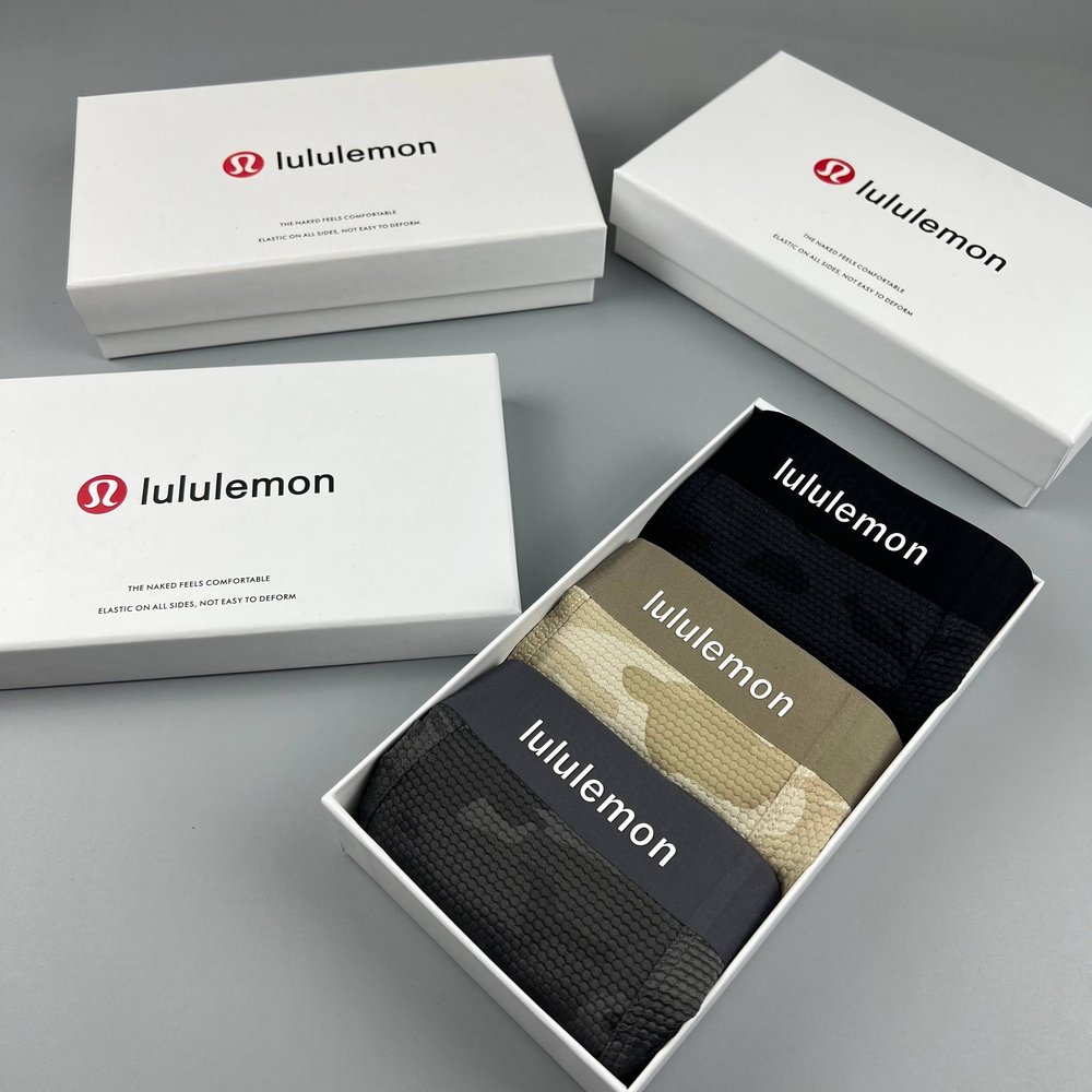 lululemon 3D 젤 프린트 남성 속옷 3팩 001-282890