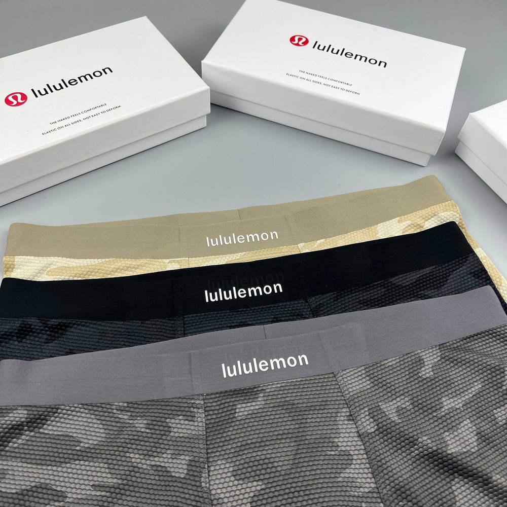 lululemon 3D 젤 프린트 남성 속옷 3팩 001-282890