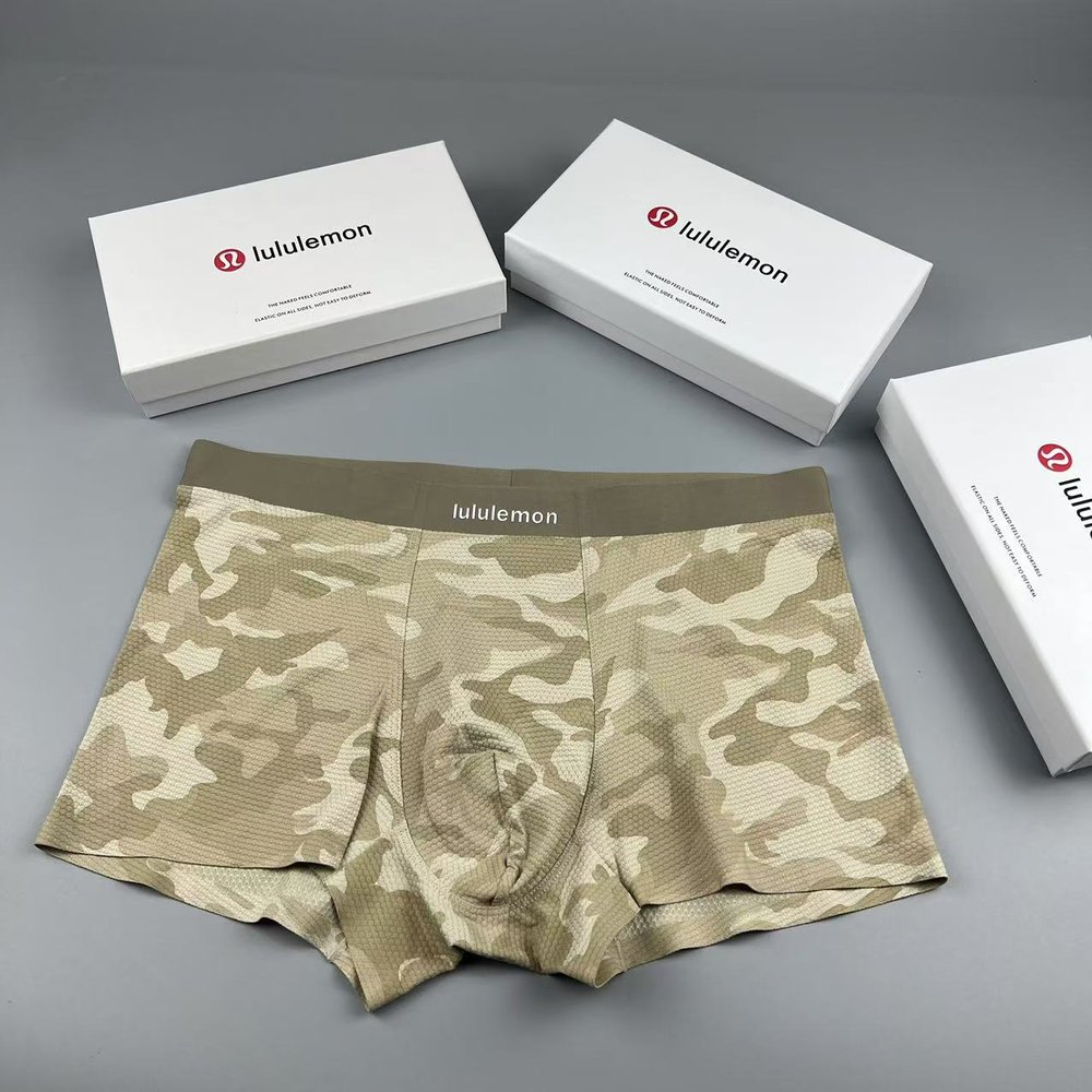 lululemon 3D 젤 프린트 남성 속옷 3팩 001-282890