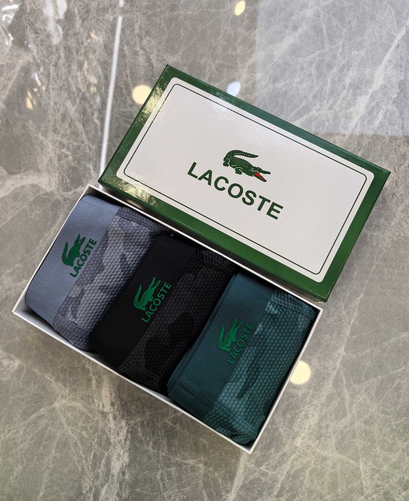 LACOSTE 남성 나일론 아이스 실크 팬티 3색 001-282903