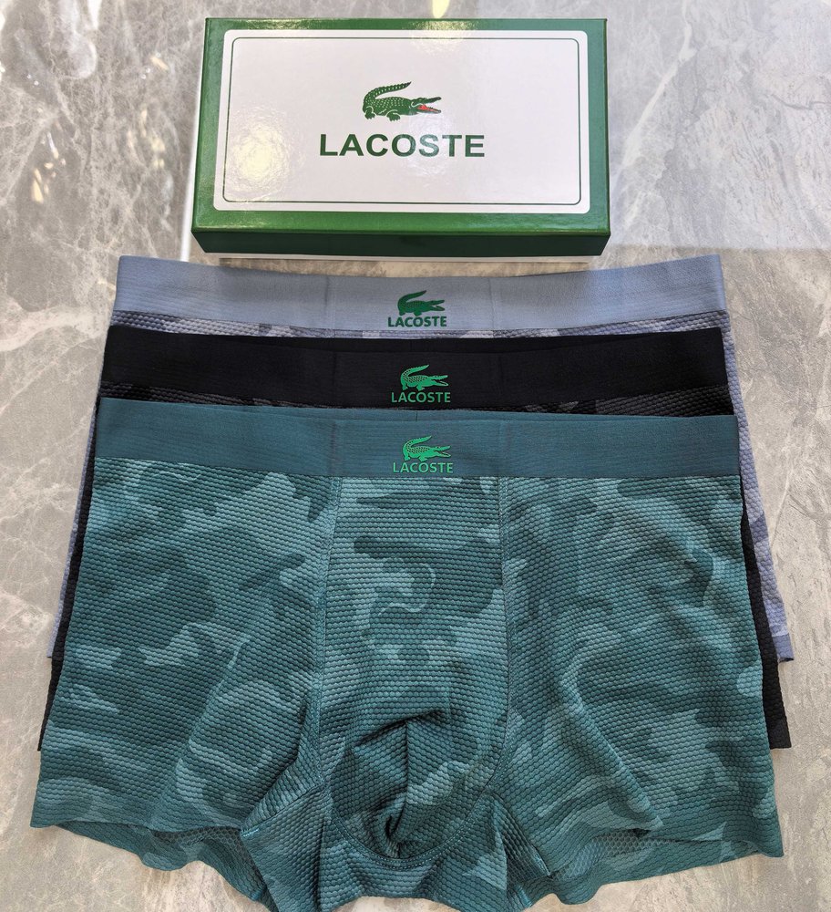 LACOSTE 남성 나일론 아이스 실크 팬티 3색 001-282903