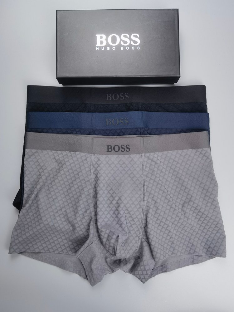 BOSS 3D 젤 프린트 남성 팬티 3팩 001-282916
