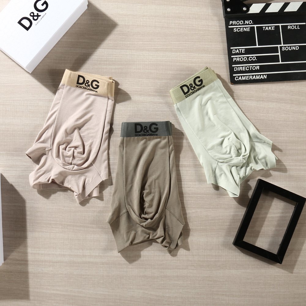 돌체앤가바나 남성 팬티 모달 무봉제 2색 세트 001-282925