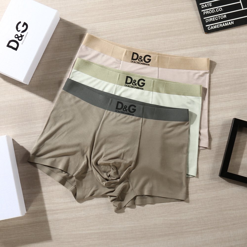 돌체앤가바나 남성 팬티 모달 무봉제 2색 세트 001-282925