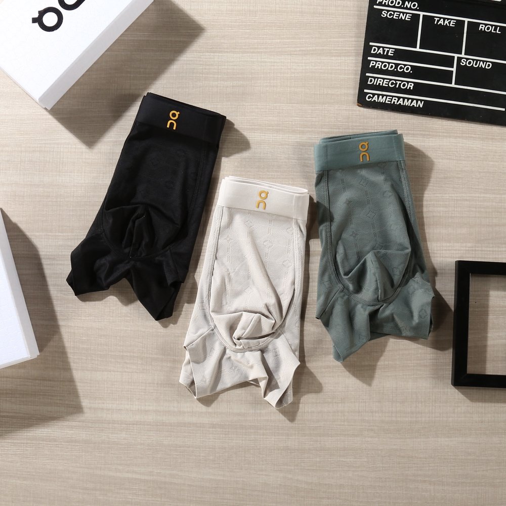 남성 아이스실크 팬티 3매입 L-4XL 001-282931