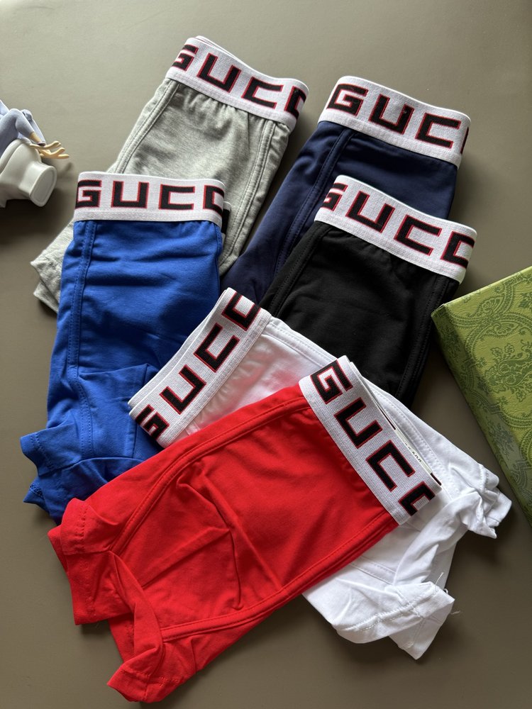 Gucci 클래식 F 시리즈 남성 팬티 3팩 001-282953