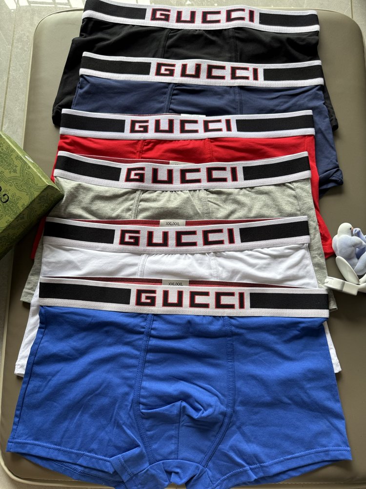 Gucci 클래식 F 시리즈 남성 팬티 3팩 001-282953