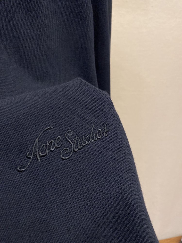 Acne Studios 3D 레터링 자수 라운드넥 스웨 001-282979