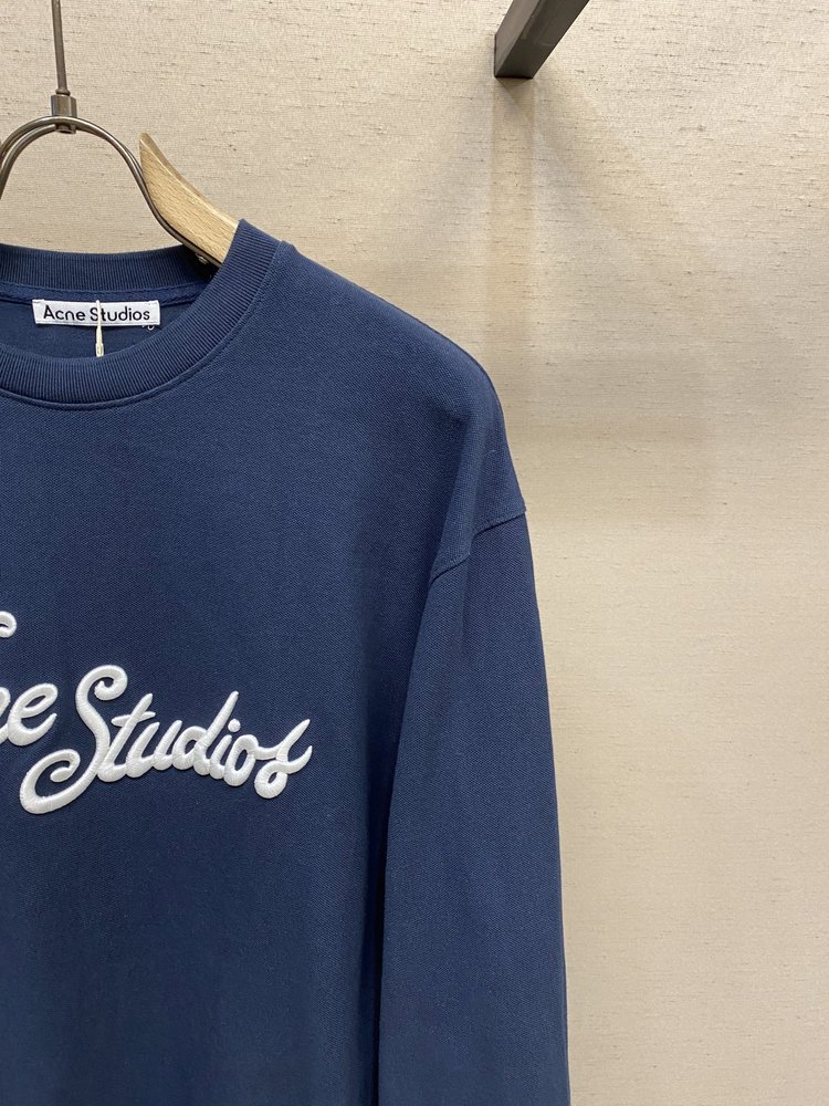 Acne Studios 입체 레터링 자수 크루넥 맨투맨 001-282980