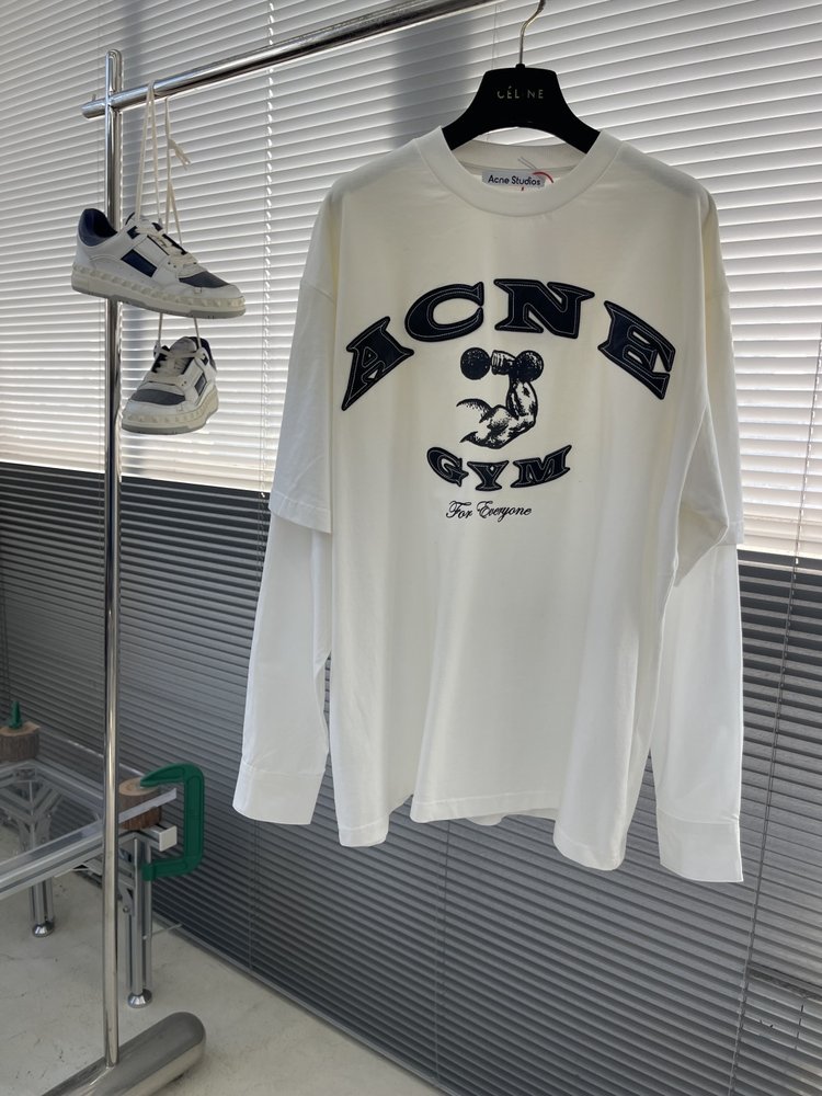 Acne Studios 빈티지 로고 가짜 투피스 롱슬리 001-282982