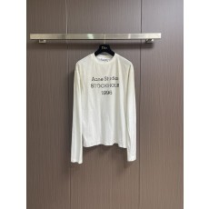 Acne Studios 레터 프린트 워싱 긴팔 티셔츠 001-282986