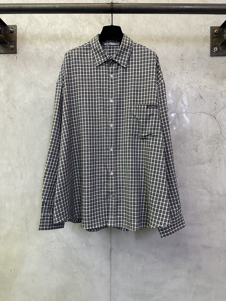 Acne Studios 플란넬 체크 셔츠 001-282992