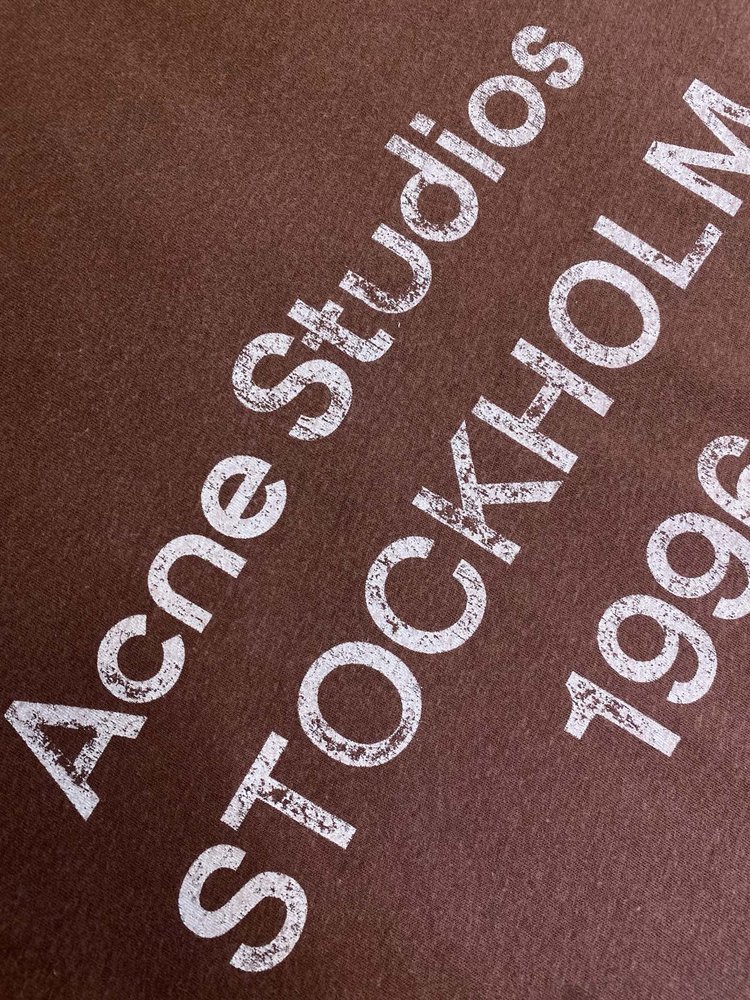 Acne Studios 봄 초기 롱슬리브 티셔츠 빈티지 001-282993