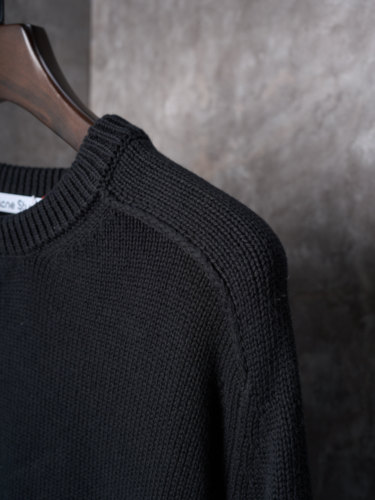 Acne Studios 레터링 프린트 로고 긴팔 라운드 001-282995