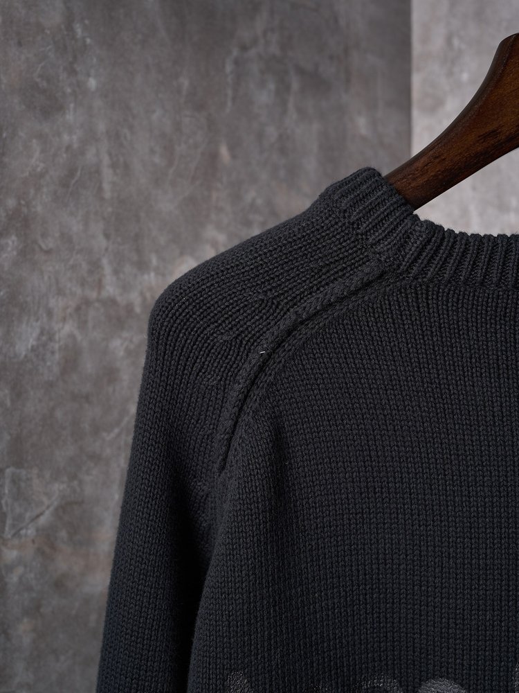 Acne Studios 레터링 프린트 로고 긴팔 라운드 001-282995