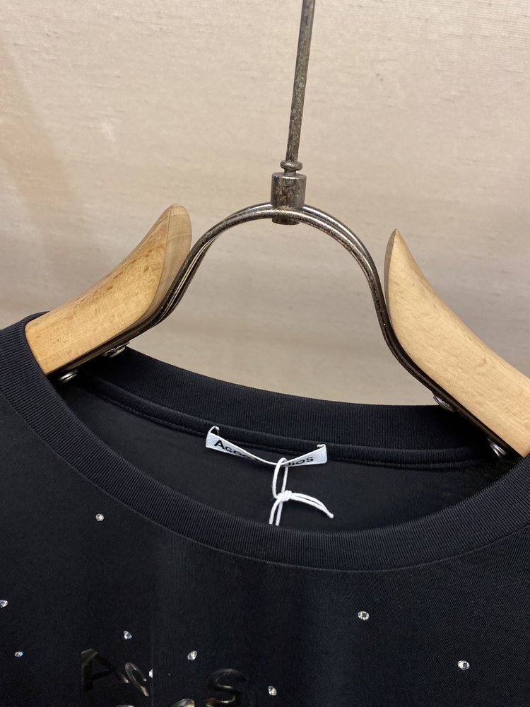 Acne Studios 미러 레이저 크리스탈 루즈핏 롱 001-282996