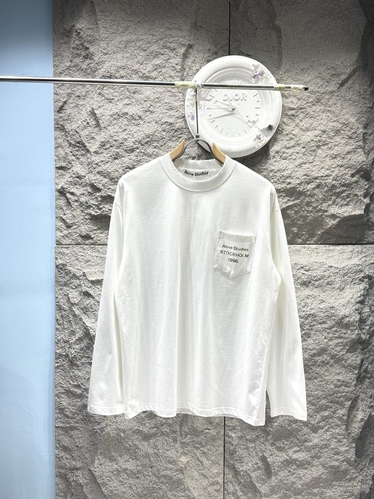 Acne Studios 1996 포켓 긴팔 티셔츠 001-283000