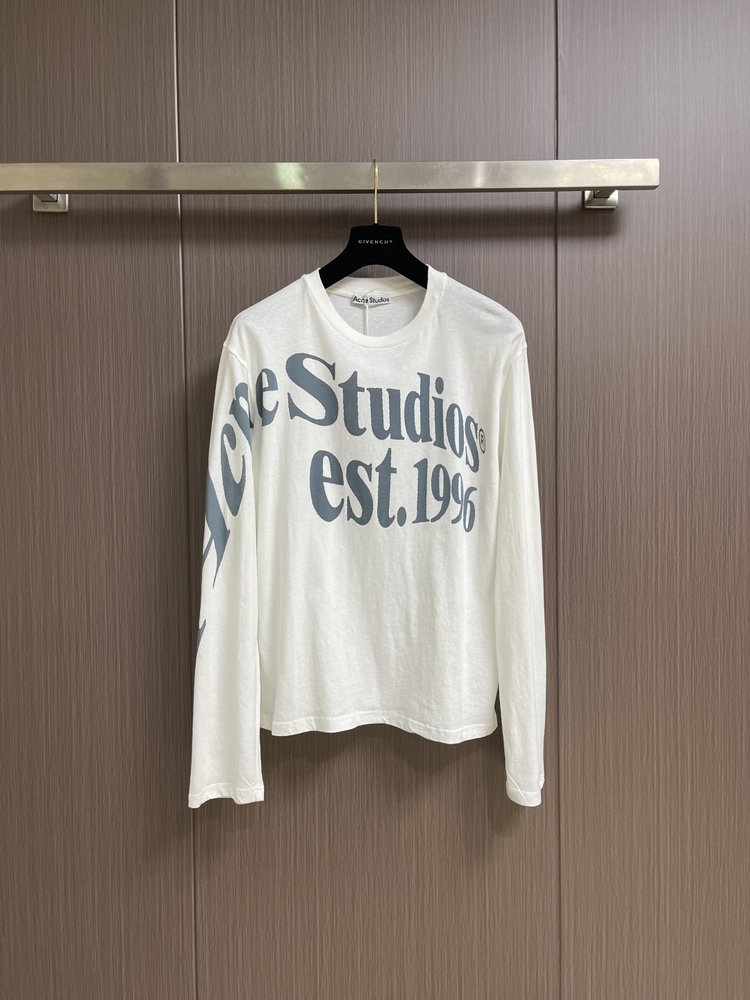 Acne Studios 스모크 컬러 롱슬리브 티셔츠 001-283004