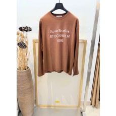 Acne Studios 빈티지 브라운 루즈핏 긴팔 티셔 001-283006