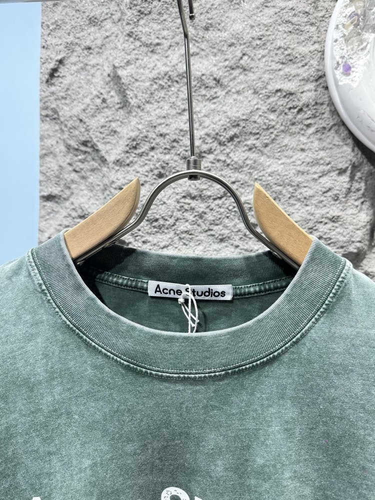 Acne Studios 멀티컬러 남녀공용 긴팔 티셔츠 001-283015